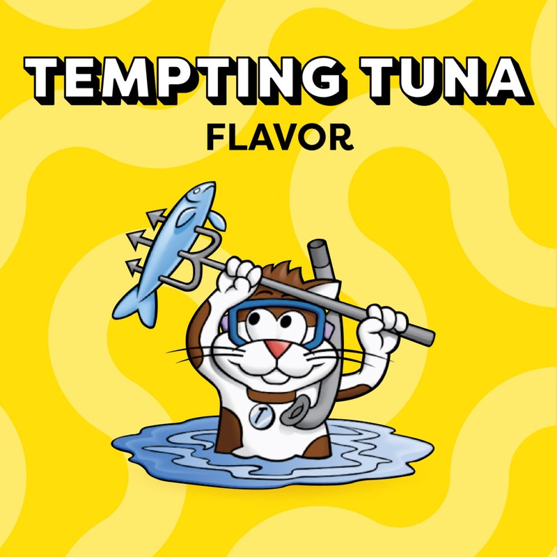 Temptations Classic Crunchy and Soft Cat Treats Tempting Tuna Flavor, 30 oz. Tub - Image 3